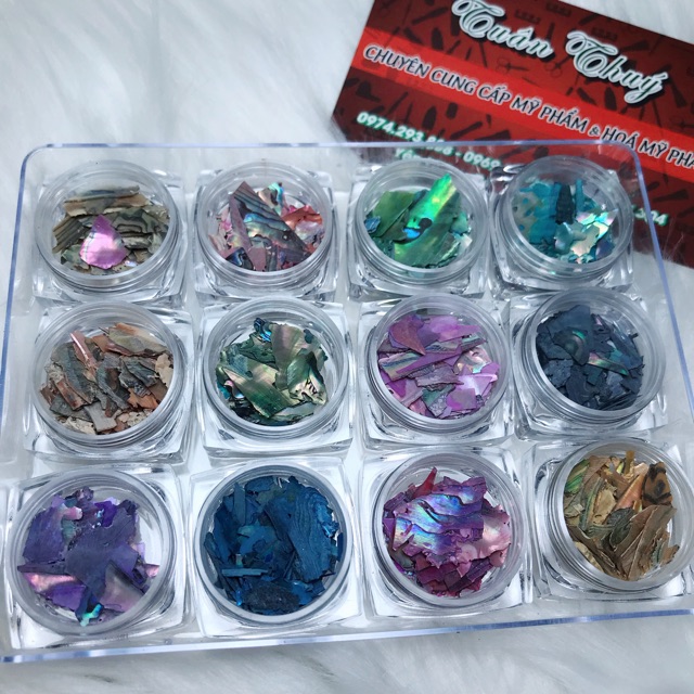 Set xà cừ màu, vân đá