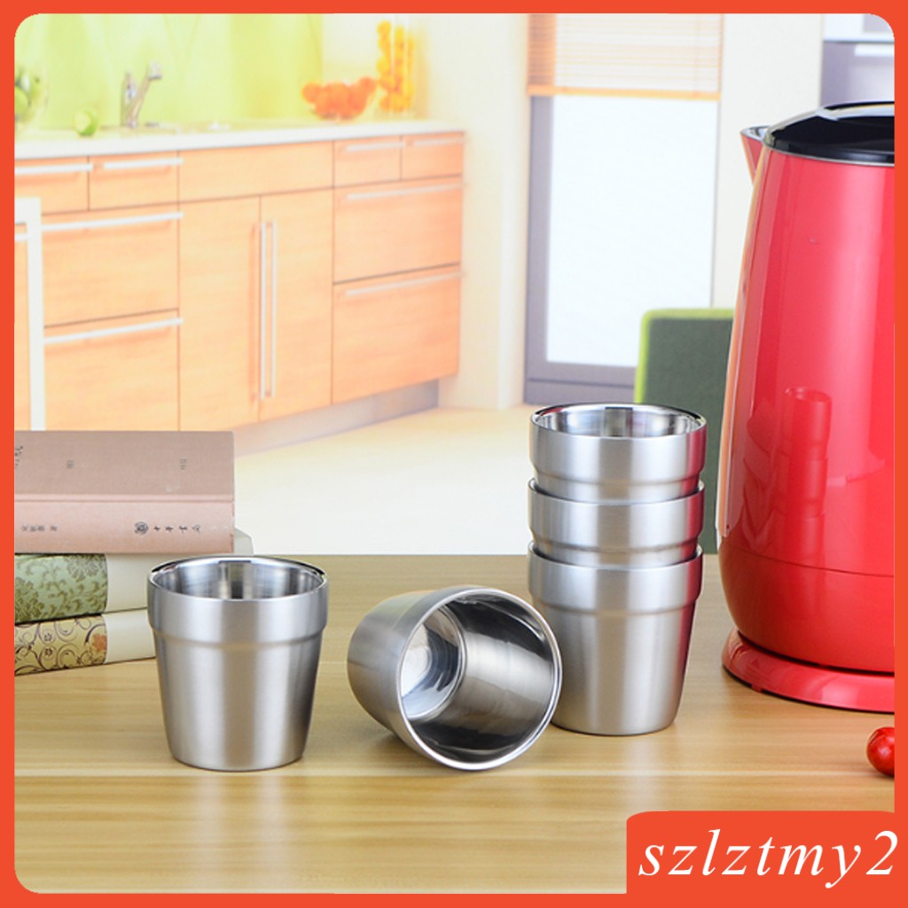 Stainless Steel Tumbler Double Wall Beer Milk Cup Picnic Office Travel Mug