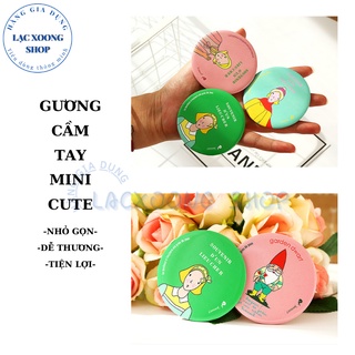 Gương cầm tay mini cute