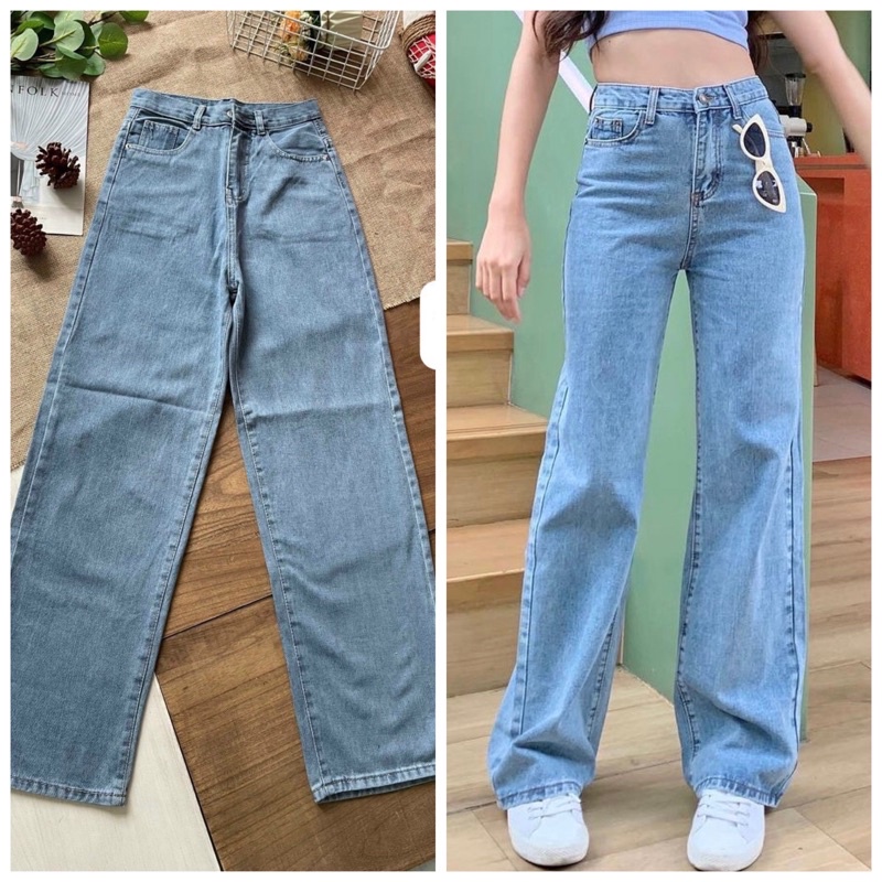 Quần jeans suông