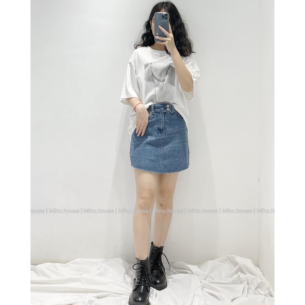 [Mã SKAMCLU7 giảm 10% tối đa 50K đơn 0Đ] (FREESHIP)Chân váy jeans hàng xuất cao cấp ulzzang | BigBuy360 - bigbuy360.vn
