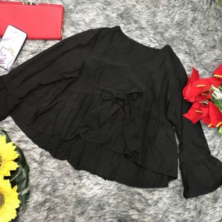 ÁO BABYDOLL CỘT NƠ TRƯỚC