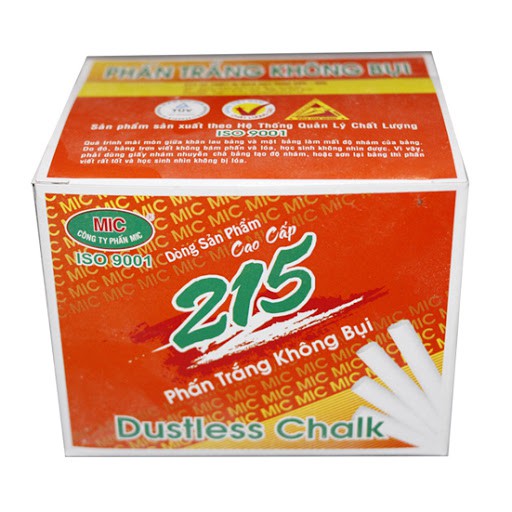 Phấn mic không bụi 100V trắng , màu