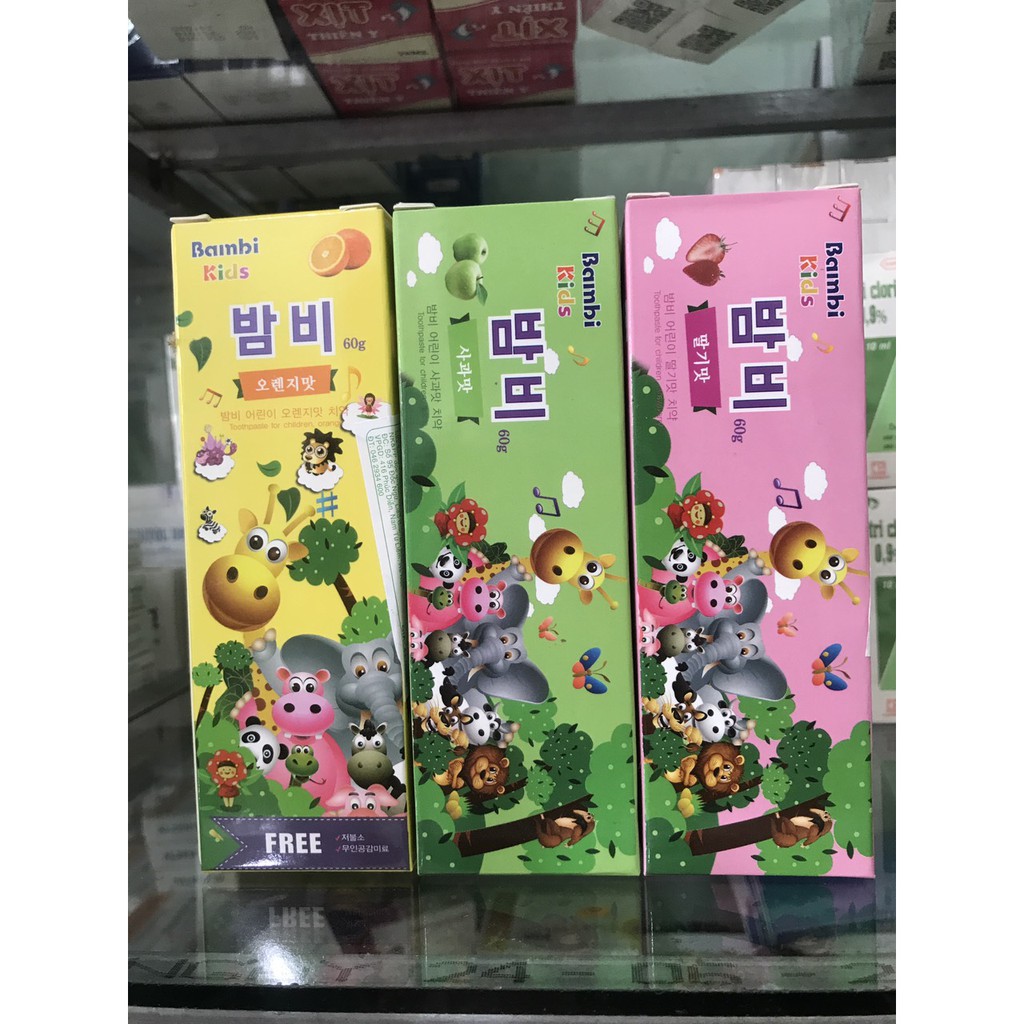 Kem Đánh Răng Bambi Kids