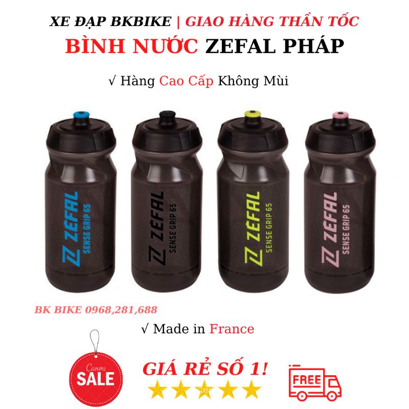 Bình Nước Zefal 650ml Cao Cấp - Nhập khẩu Pháp