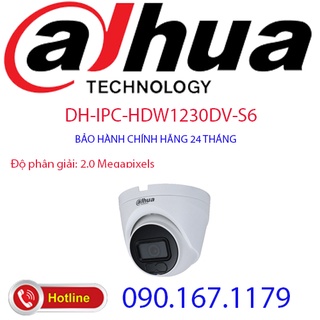 Camera IP Dome hồng ngoại 2.0 Megapixel DAHUA DH-IPC-HDW1230DV-S6