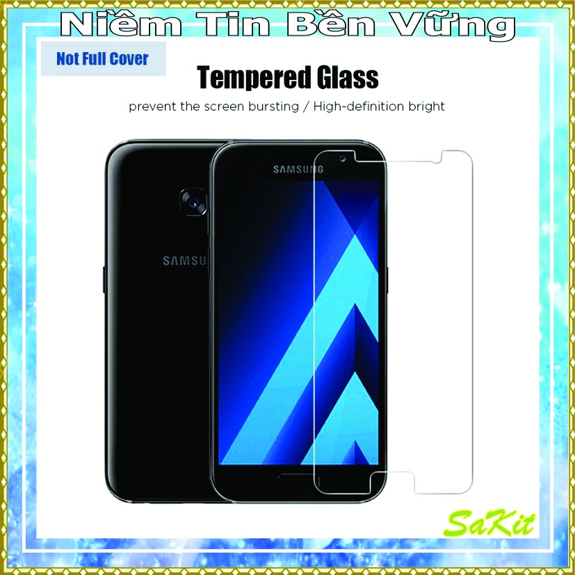 Kính cường lực trong suốt 2.5d, điện thoại samsung  a7 2016, a7 2017, a8 2018, a8 plus, a8star