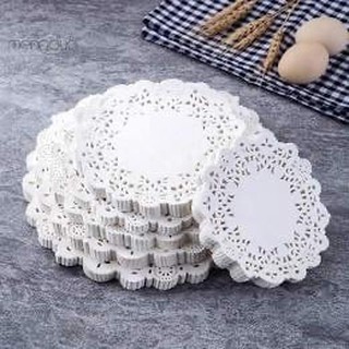 Giấy ren lót bánh đế tròn size 11,5cm/18cm/20cm- Gói 100 cái dùng để lót bánh, lót thực phẩm