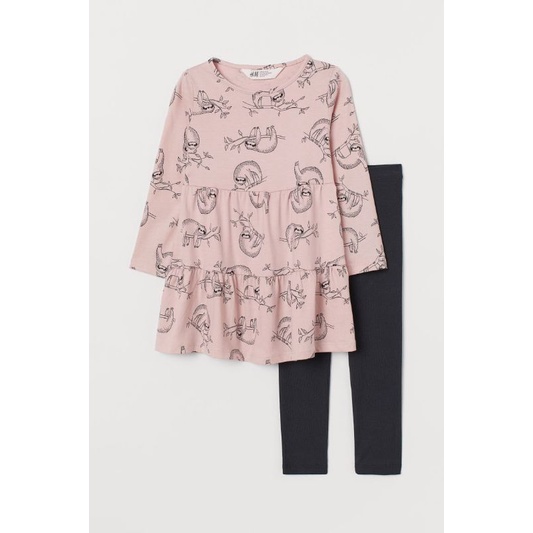 Set bé gái Hm auth săn sale sz 18/24m