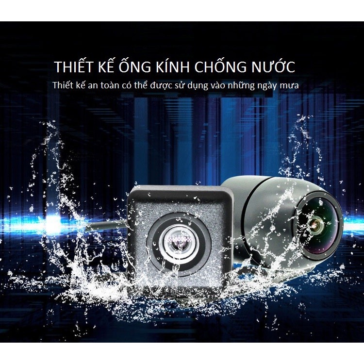 Camera Hành Trình Dành Cho Xe Máy Kèm 2 Camera Sau Chống Nước Cao Cấp MT208 - Camera Hành Trình MT208