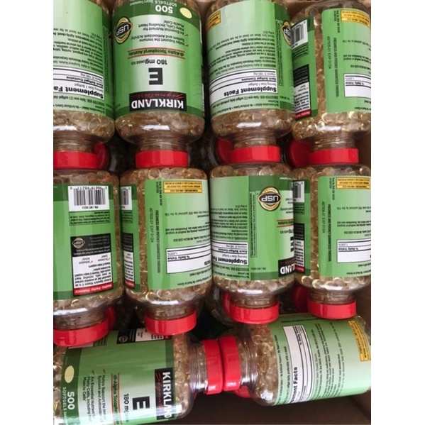 Hộp đựng 500 viên vitamin E,Kirkland Mỹ. Hàng chính hãng của shop | BigBuy360 - bigbuy360.vn