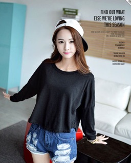 Áo croptop dài tay