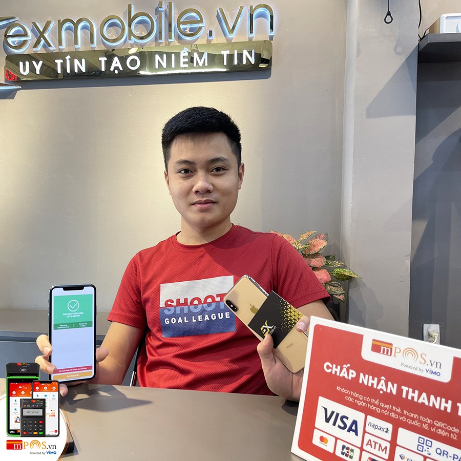 Máy Quẹt Thẻ Mpos ATM - Visa - Mastercard Tích Hợp Chức Năng Trả Góp Kết Nối bluetooth Với Điện Thoại