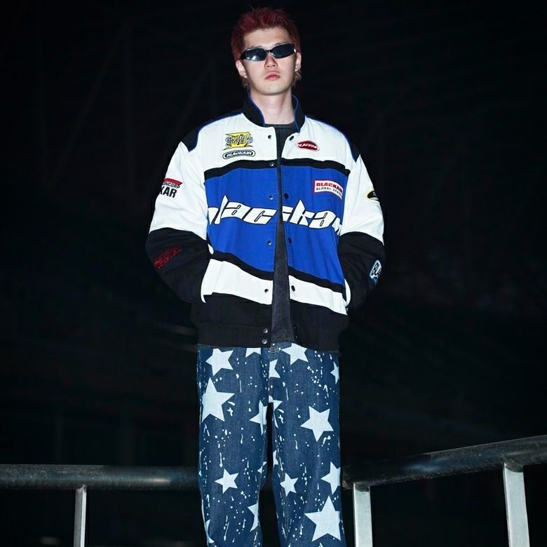 Áo Khoác Bóng Chày In Chữ Soul Va Chạm Phong Cách Retro Mỹ Cho Nam Nữ