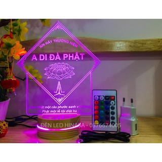 Đèn Phật Chữ A Di Đà Phật V2