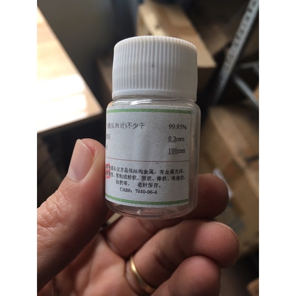 Dây Platinum  99,95% dài 100mm