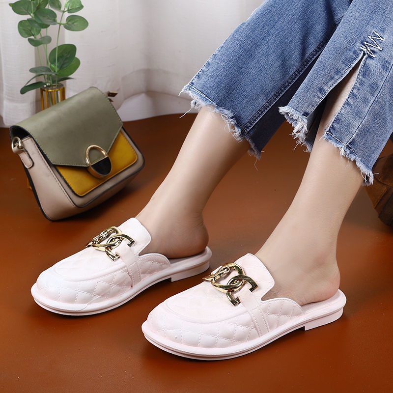 Dép Bít Mũi Đế Mềm Chống Trượt Phong Cách Hàn Quốc Thời Trang Đi Biển 2022 Sa