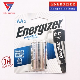 Vỉ 2 Viên Pin tiểu AA 1,5V ENERGIZER LITHI LR91 chính hãng Siêu bền