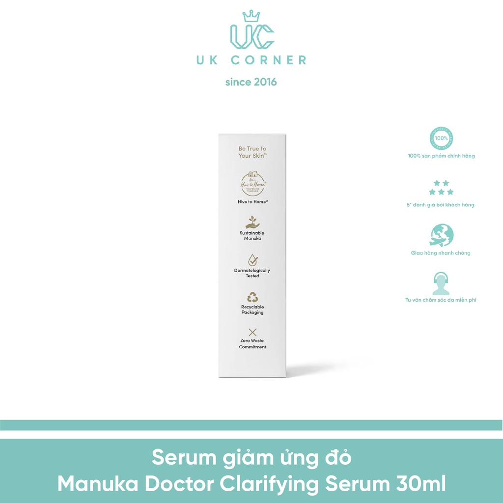 Serum giảm ửng đỏ Manuka Doctor Clarifying Serum