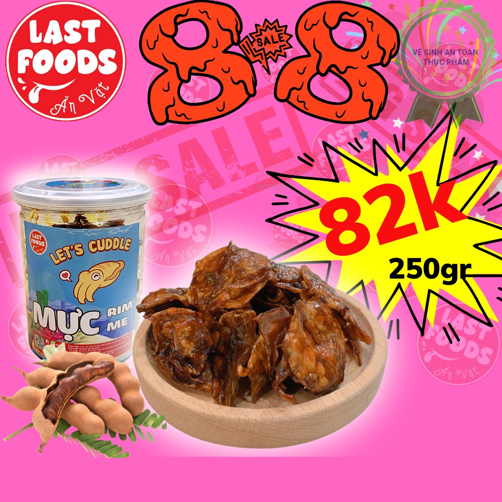 Mực rim me 250g đặc sản Nha Trang có mặt tại LASTFOODS Hà nội, chua cay ngọt ngọt cuốn hút giá tốt