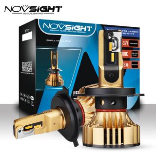 Bóng đèn pha LED Novsight N19 H4 9003 HB2 12000LM 3000K 72W CREE Sử Dụng Chip Đèn Màu Vàng