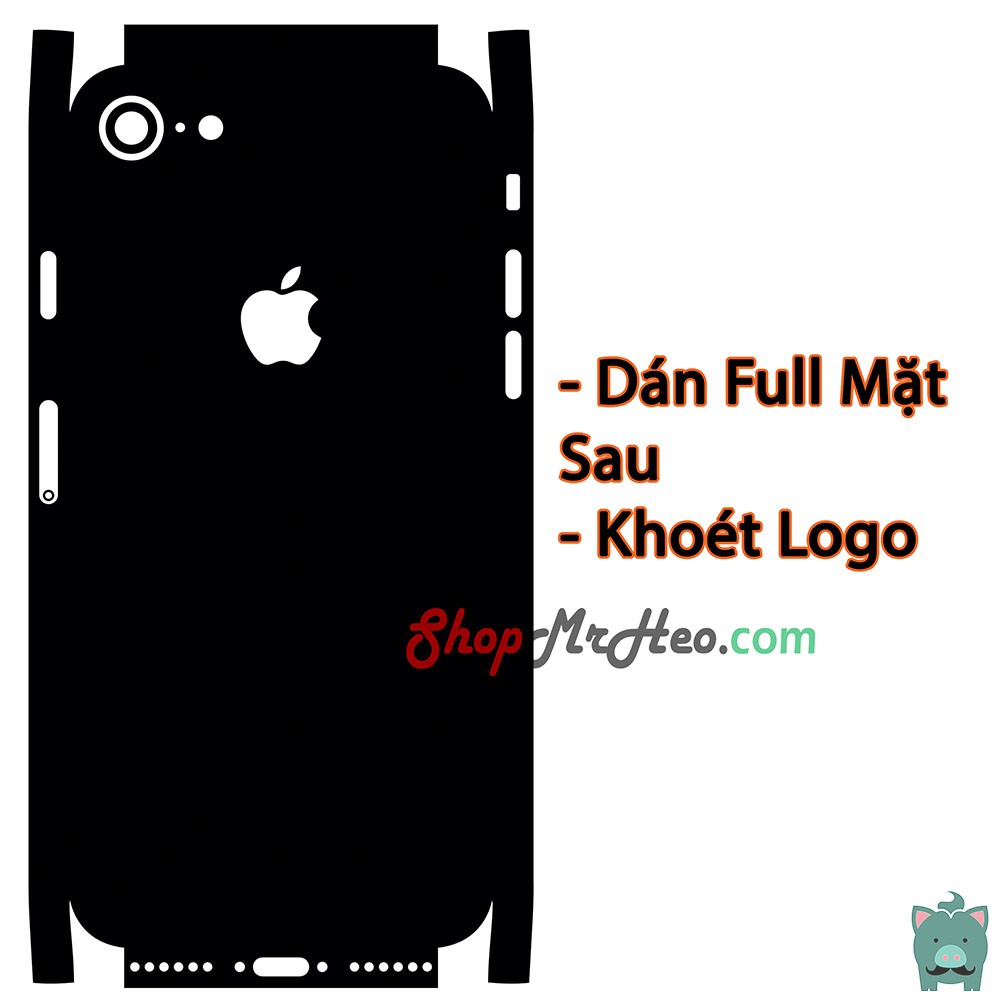 (Mua 1 tặng 1) Skin Dán Mặt Sau Lưng Full Cạnh Iphone 8