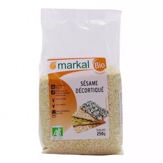 Hạt mè vàng tách vỏ hữu cơ Markal 250g
