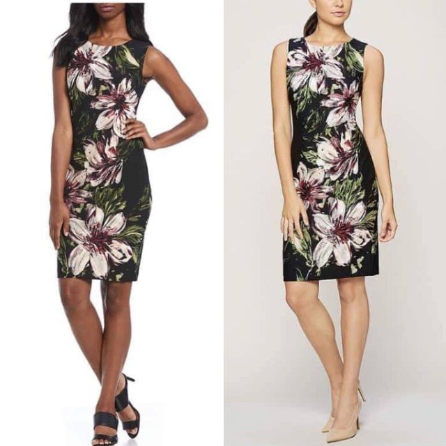 Đầm nữ CK in hoa dáng ôm body🌸