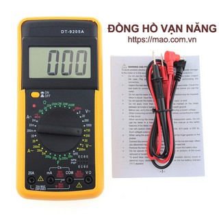 Đồng hồ đo vạn năng dt 9205