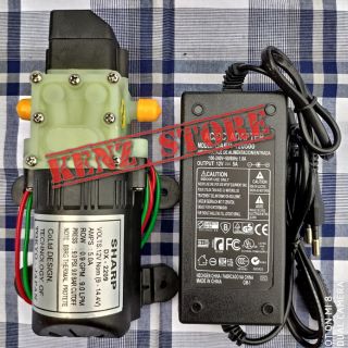 Bộ máy bơm mini 12v SHARP kèm nguồn 12V-5A