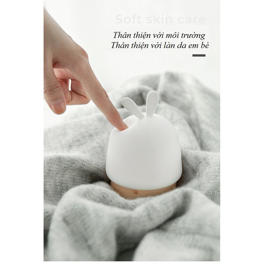 Đèn Ngủ Cảm Ứng ❤️FREESHIP❤️ Đèn Ngủ Silicon Siêu Dễ Thương Cho Bé Phiên Bản Cute - Thích Hợp Để Làm Quà Tặng