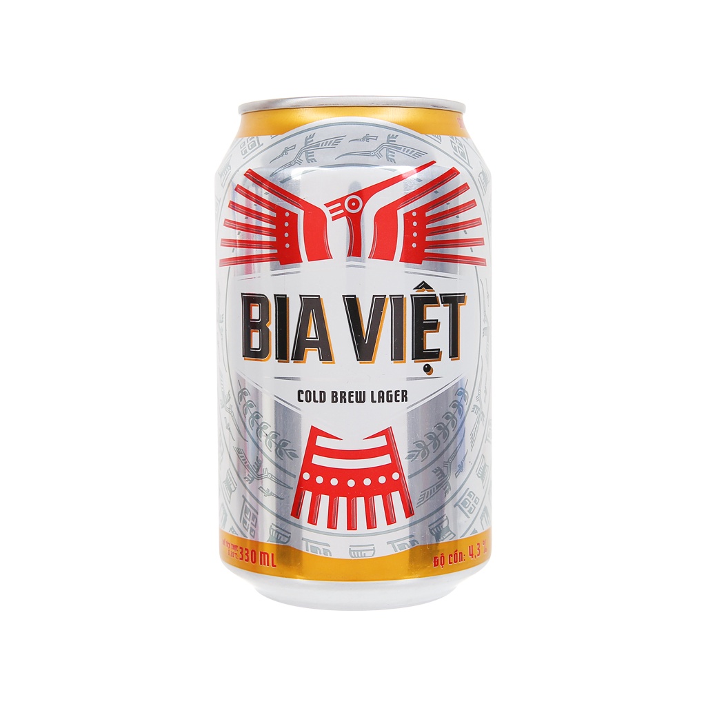 Thùng 24 lon bia Bia Việt 330ml