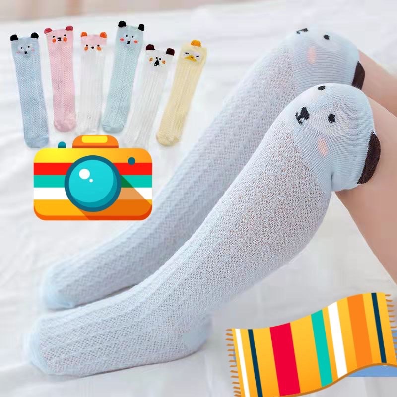 Tất Lưới Dài Hình Thú Mềm Mại Cho Bé 0 Đến 3 tuổi