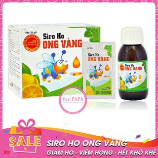 Siro ho ong vàng / giảm ho, viêm họng, hết khò khè