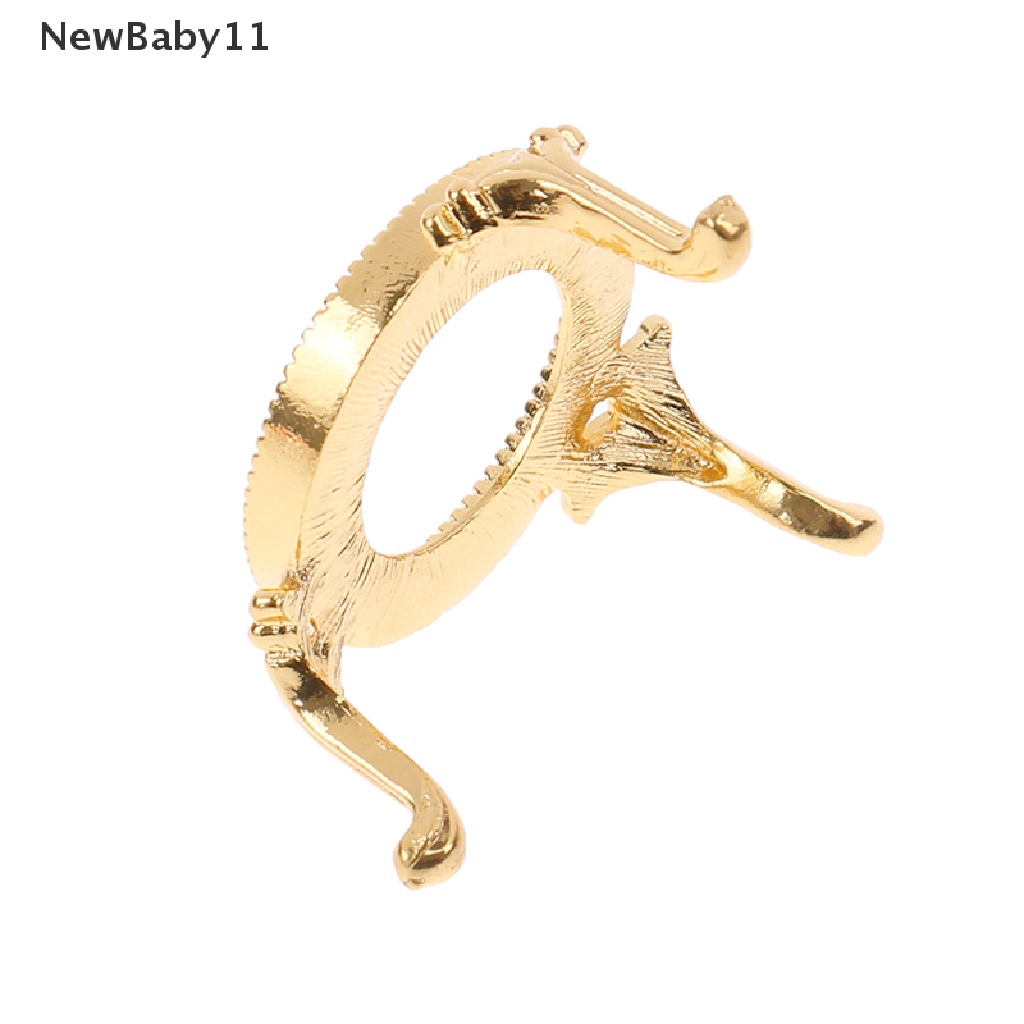 Khay Trưng Bày Quả Cầu Pha Lê Bằng Kim Loại Màu Vàng / Bạc