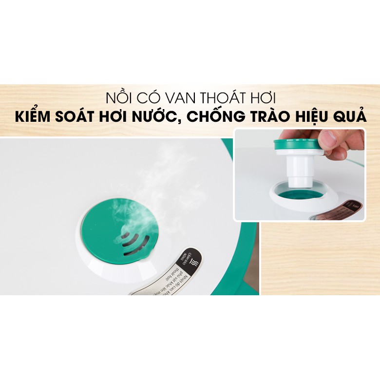 Nồi cơm nắp gài Sunhouse 1.8 lít SHD8658G | BigBuy360 - bigbuy360.vn