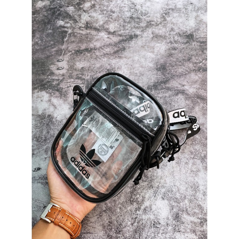 (HÀNG XUẤT XỊN) Túi das trong suốt B208 CLEAR FESTIVAL CROSSBODY BAG BLACK CL5277 Kích thước: 17 cm x 12 cm x 4 cm