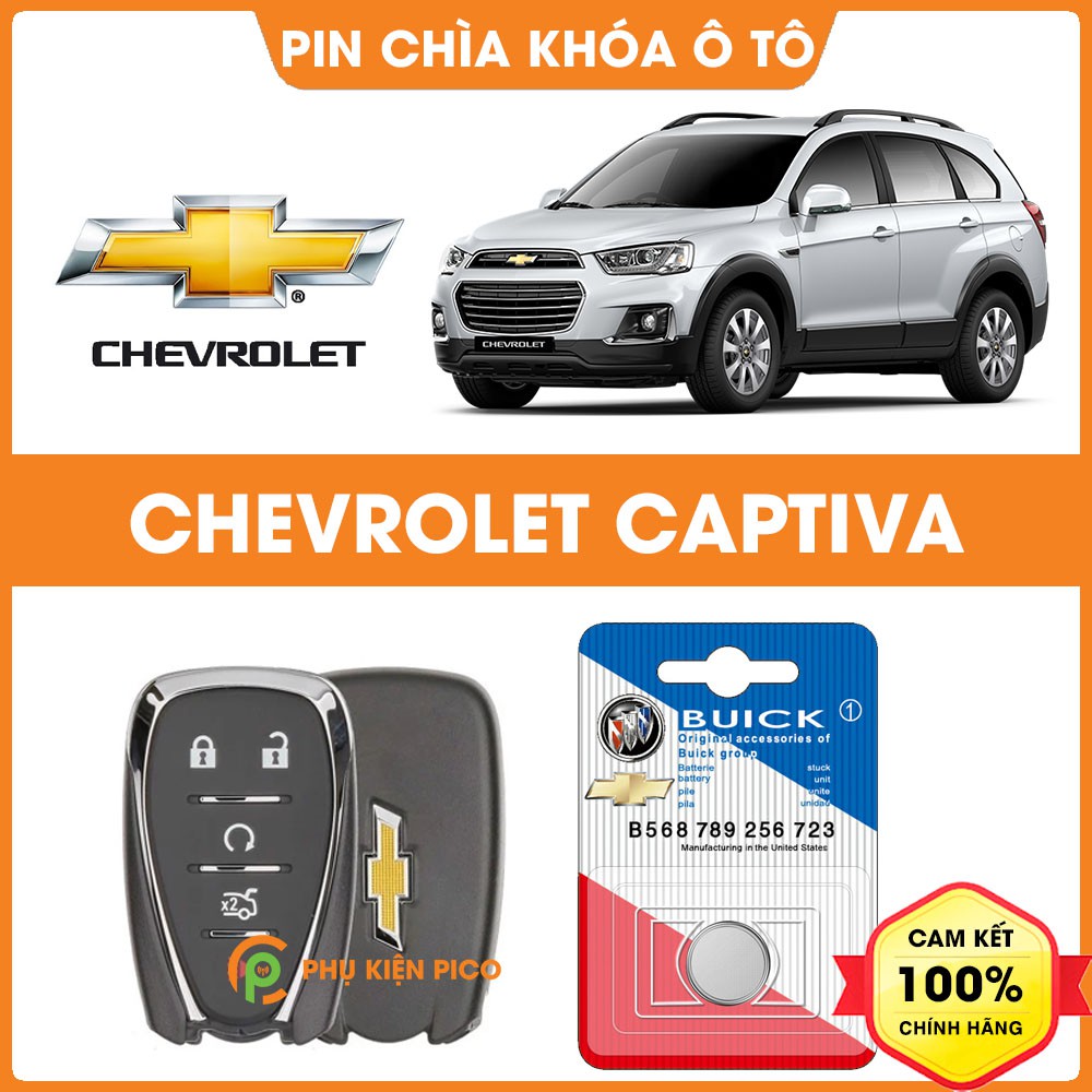 Pin chìa khóa ô tô Chevrolet Captiva chính hãng sản xuất theo công nghệ Nhật Bản – Pin chìa khóa Chevrolet Captiva