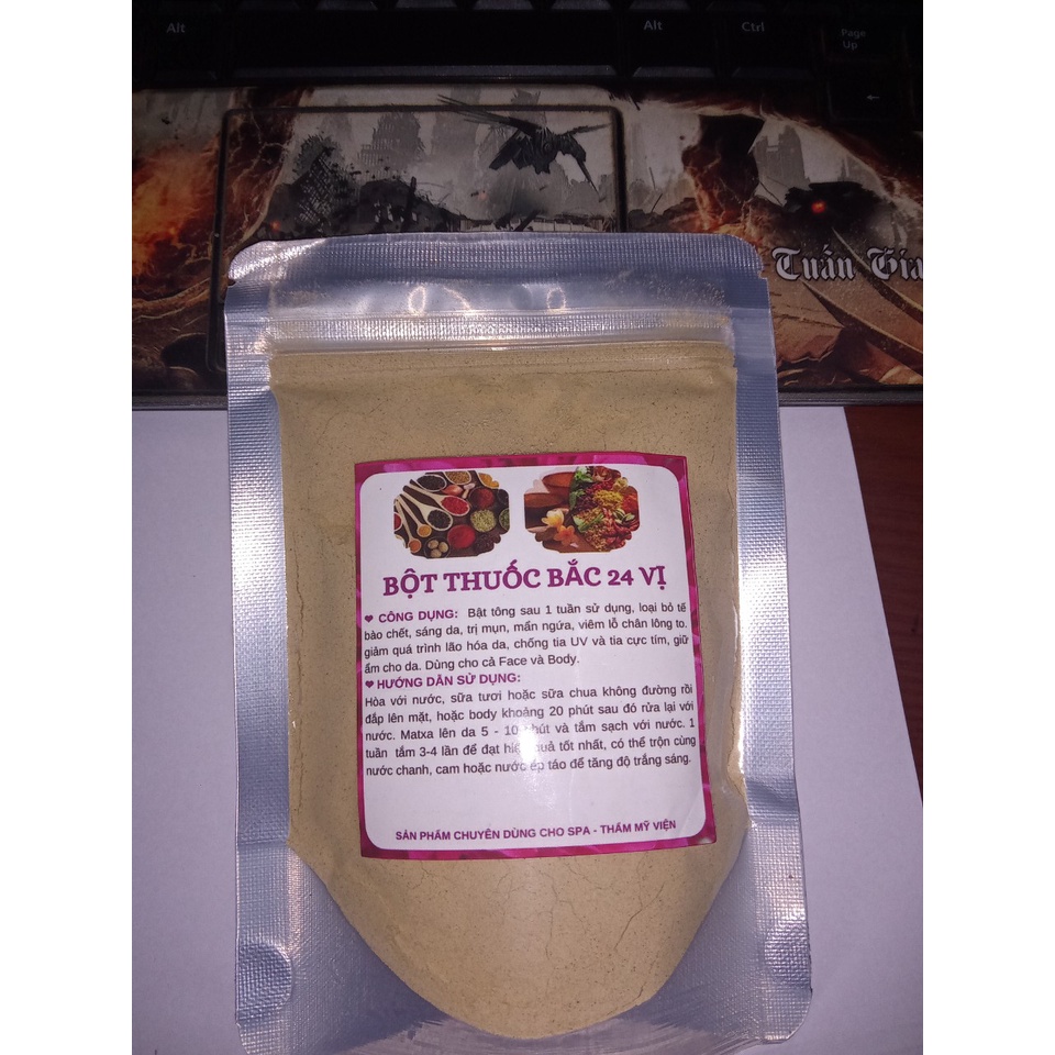 Bột thuốc bắc 24 vị 100gr