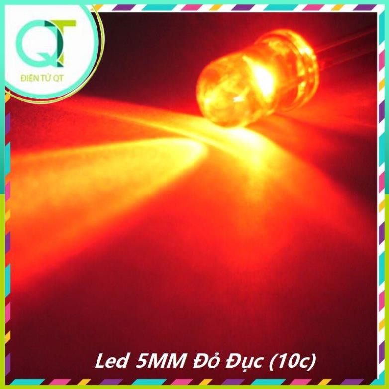 Led 5MM Đỏ Đục (10c)