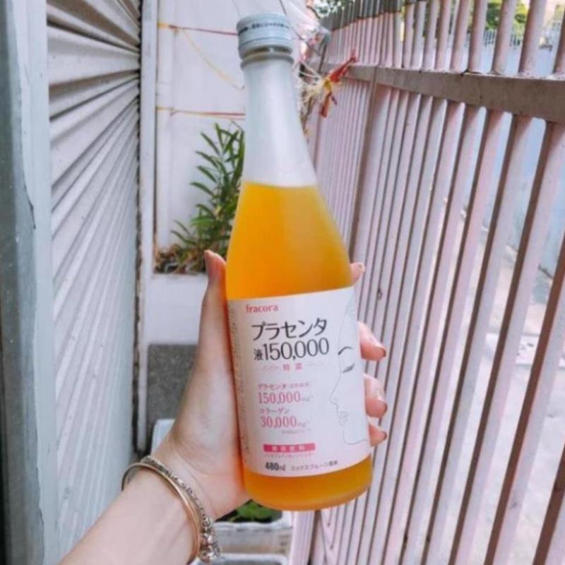 nước ép trái cây fracora placenta 480ml nhật bản