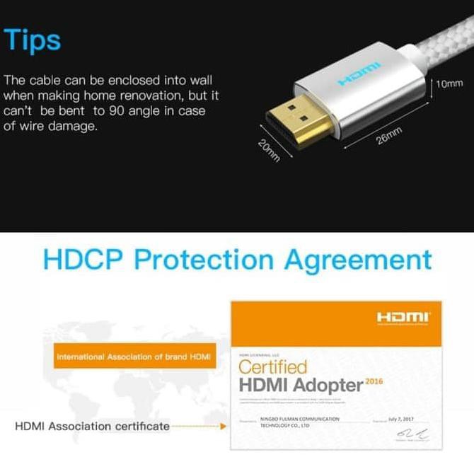 Vention Dây Cáp Hdmi V2.0B 4k Tốc Độ Cao 0.75m | BigBuy360 - bigbuy360.vn