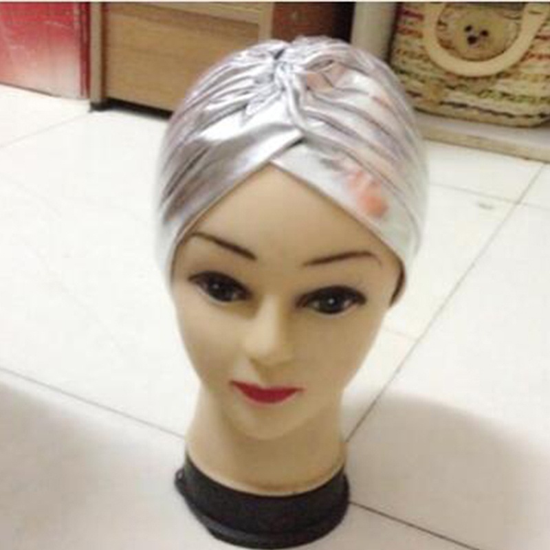 Thời Trang Khăn Turban Trùm Đầu Tập Yoga 56-58cm Màu Vàng Đồng Độc Đáo