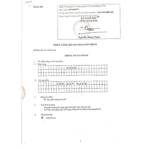 SON SÁP DƯỠNG MÔI LACO , GIÚP MÔI HỒNG HÀO CĂNG MỌNG, MỀM MÔI, CHỐNG NỨT NẺ, CHỐNG THÂM MÔI