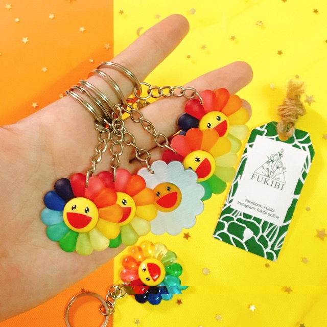 MÓC KHOÁ HOA KAIKAIKIKI 35MM ẢNH THẬT