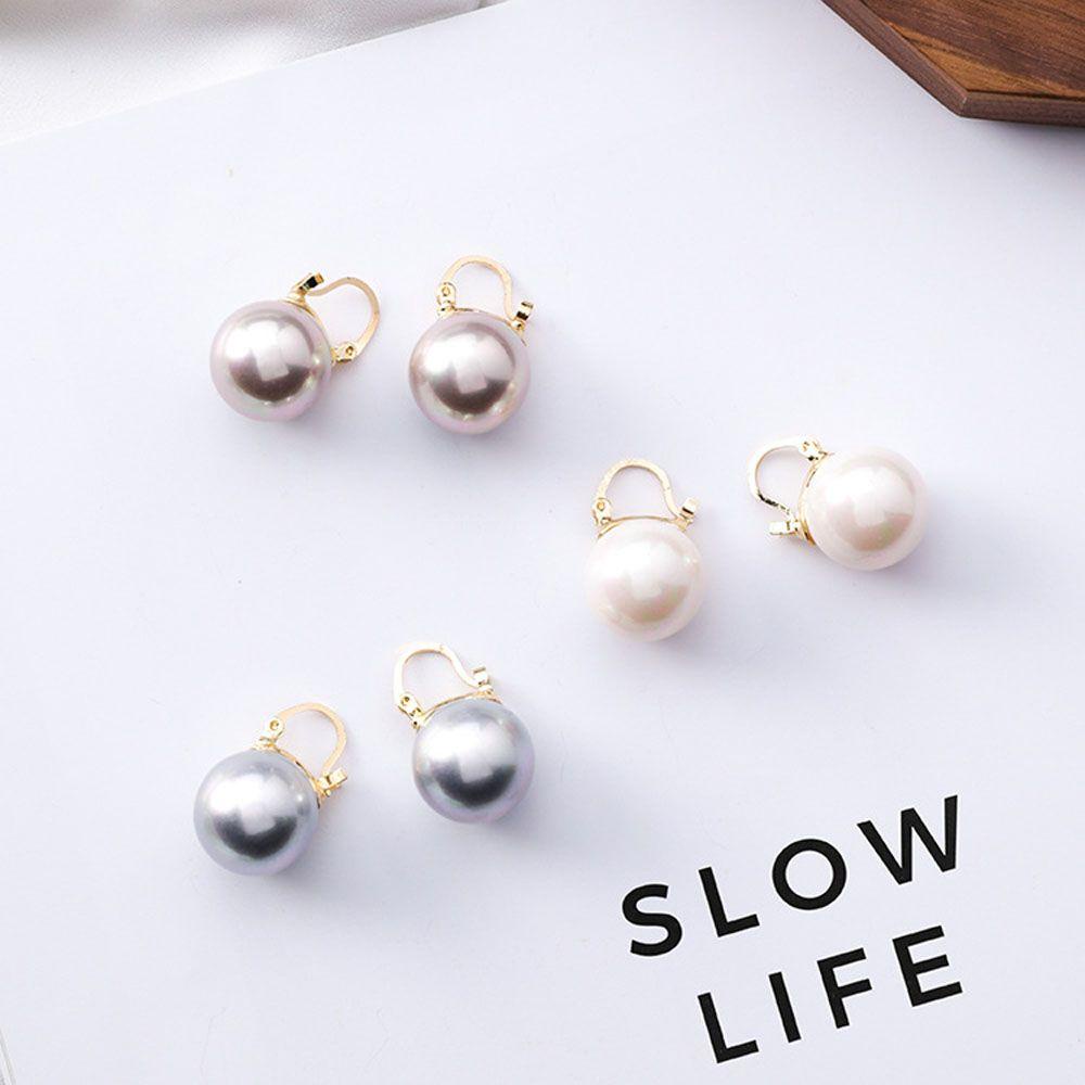 Bông Tai Hình Tròn Phong Cách Baroque Thời Trang Sang Trọng