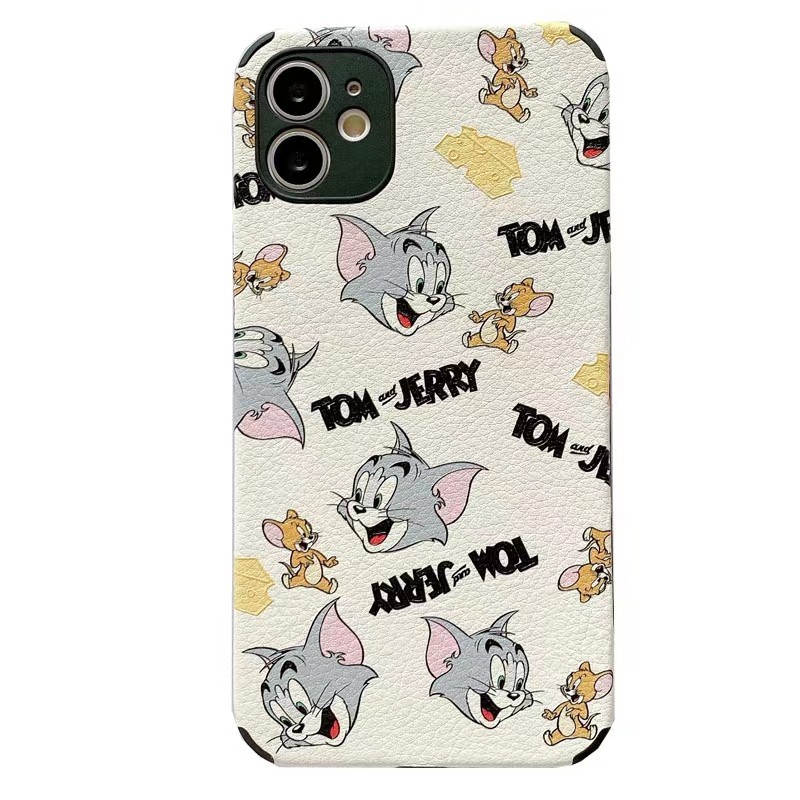 Luxury Tom Jerry Bee Pattern Silk Case OPPO A8 A92S A52 A72 A9 2020 F11 F9 A3S A83 A57 R9S RENO 4 R11S Silicone Soft Cover