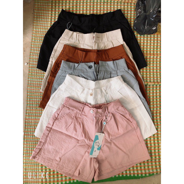 Quần short đũi siêu mát lạnh thêu chữ | BigBuy360 - bigbuy360.vn