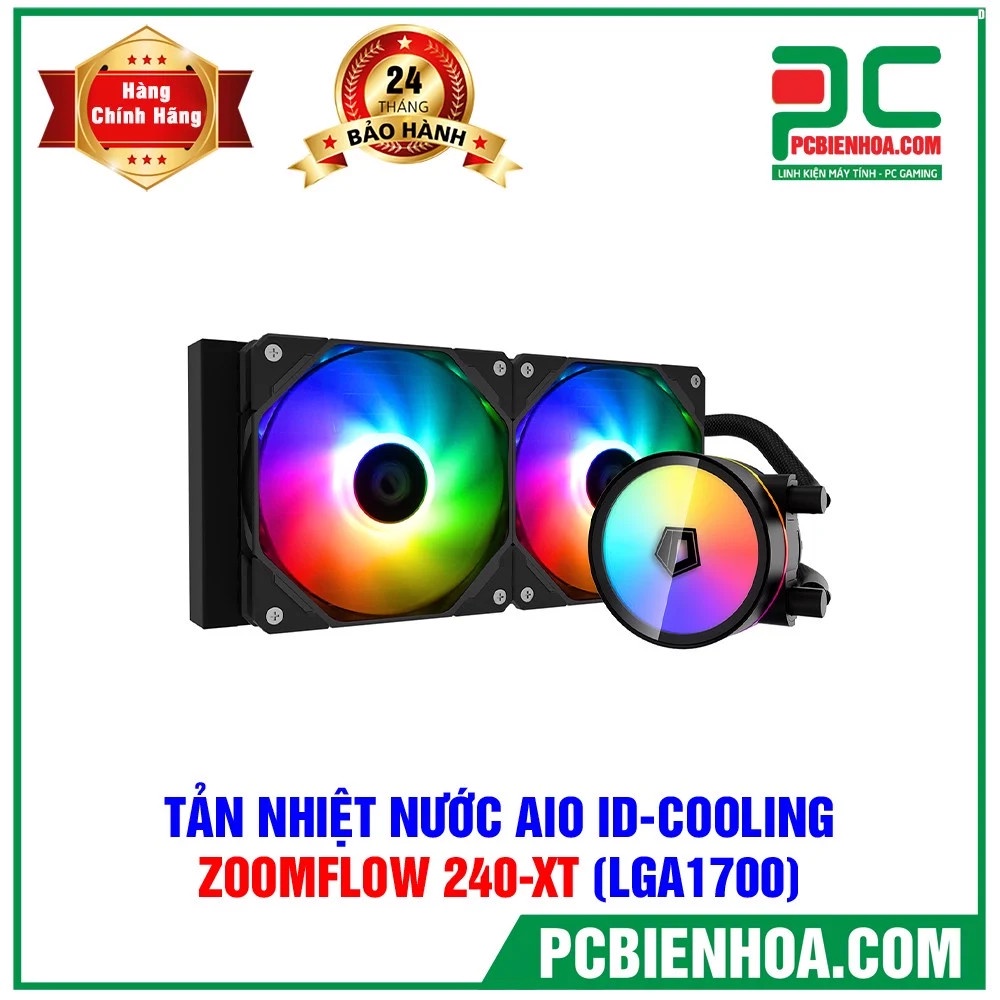 Bộ tản nhiệt nước IDCOOLING ZOOMFLOW 240XT ARGB hàng mới chính hãng 24T