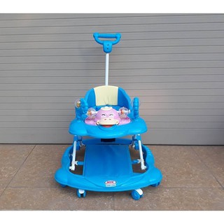 Xe tròn tập đi Song Long (Có nhạc + để chân + tay đẩy)